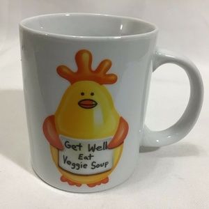 Chicken Teleflora Mug Get Well Eat Veggie Soup Veg
